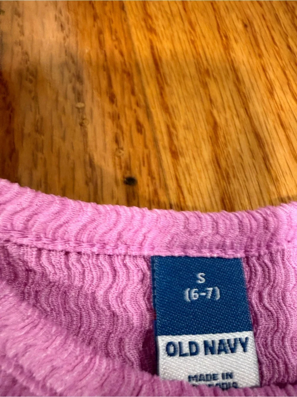 Old Navy Girls' Lavender Ruffle Sleeve Tiered Dress